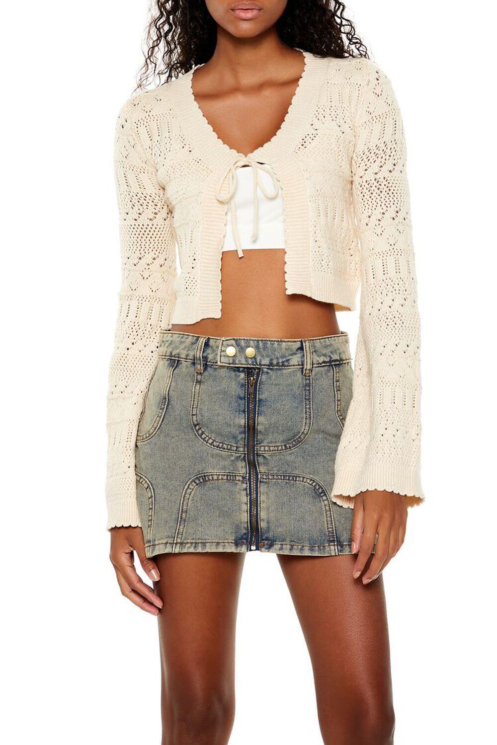 Crochet Cardigan Sweater | Forever 21 Product Image