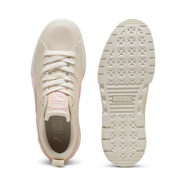 PUMA Mayze UT Muted Animal Women's Sneakers in Alpine Snow/Island Pink/Creamy Vanilla Product Image