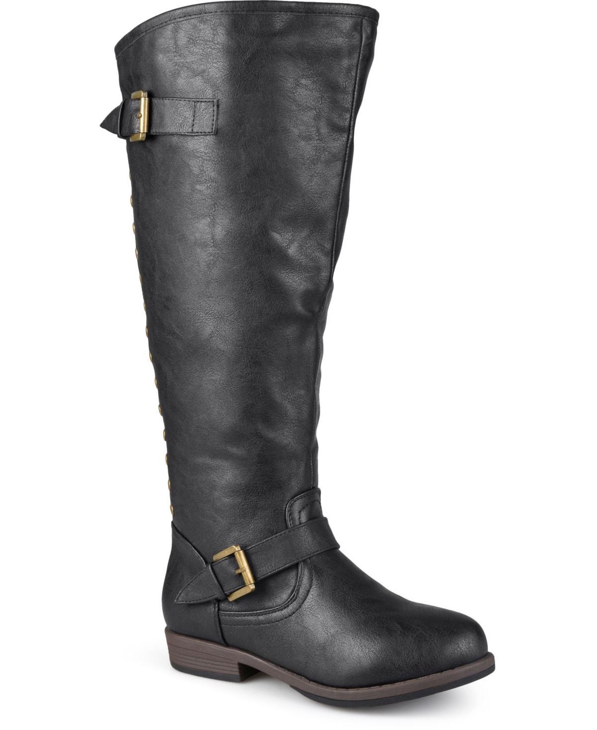 Journee Collection Womens Wide Calf Spokane Studded Knee High Boots Product Image