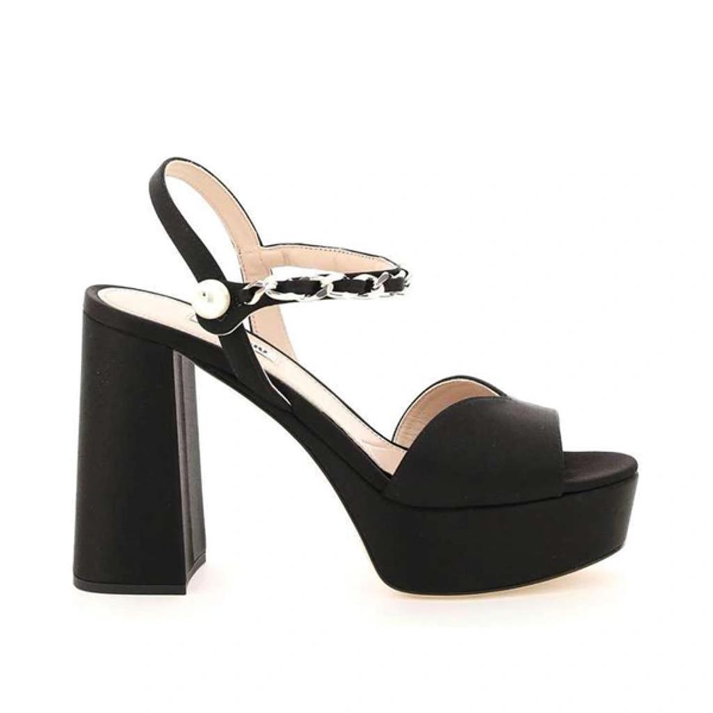 Platform Sandals In Black product image