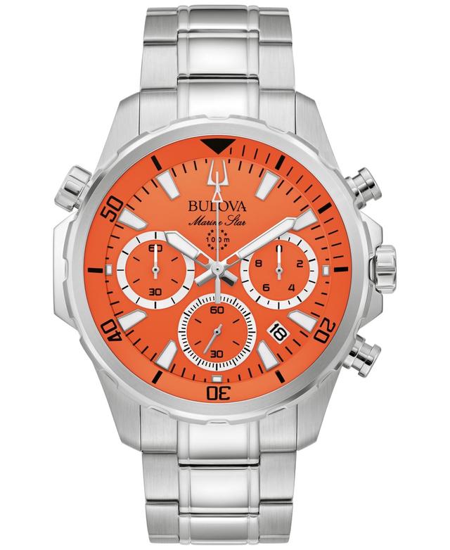 Kay Bulova Marine Star Chronograph Mens Watch 96B395 Product Image