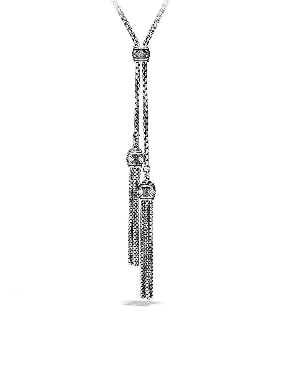 Womens Renaissance Tassel Necklace with Diamonds Product Image