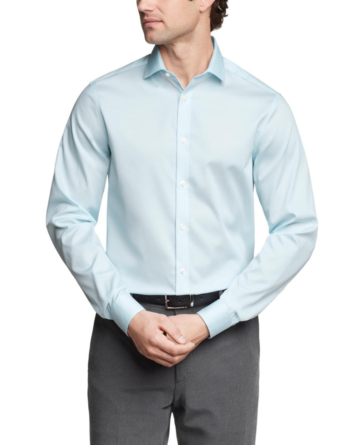 Calvin Klein Mens Steel Plus Regular Fit Modern Pin Cord Dress Shirt Product Image