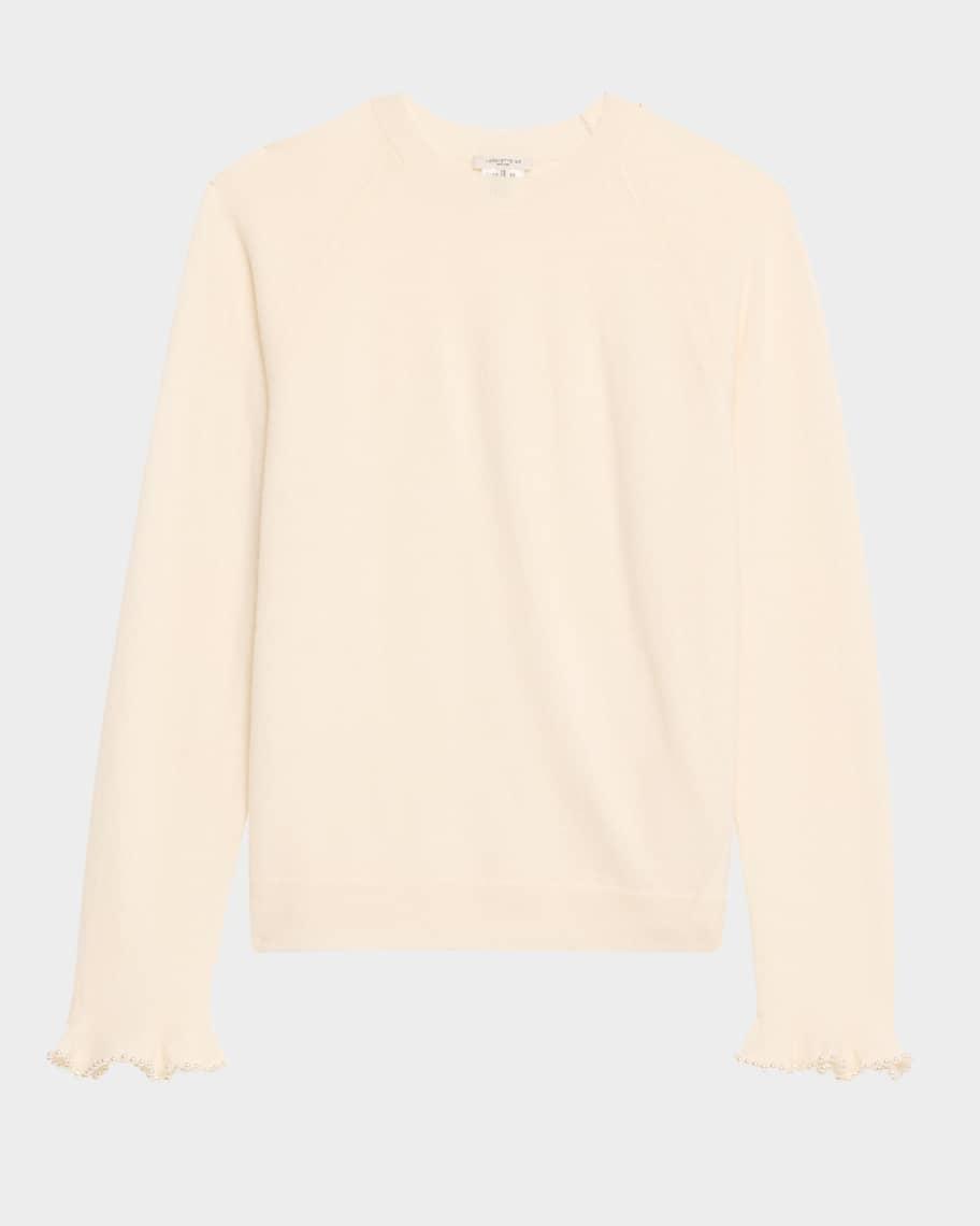 Bead-Trim Cashmere Sweater product image