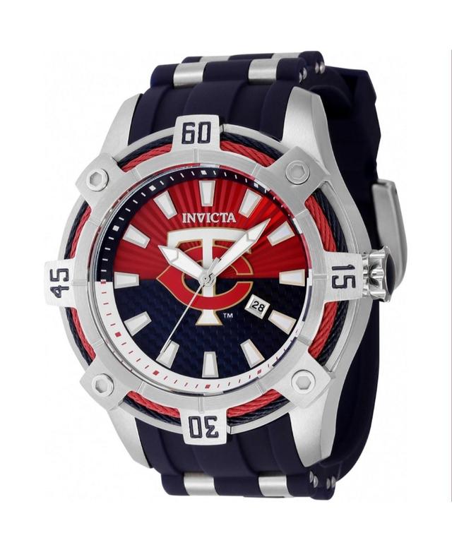 Invicta Mens 43275 Mlb Minnesota Twins Quartz Multifunction Red, White, Blue Dial Watch - Red Product Image