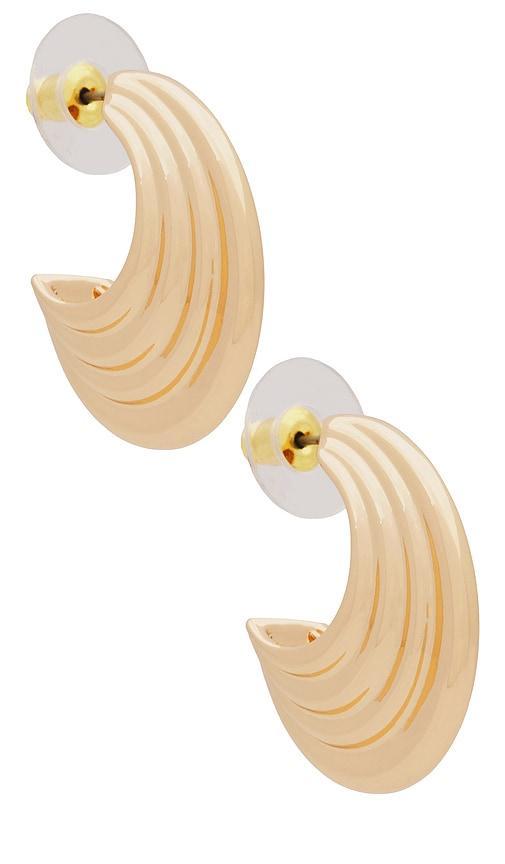 Lovers and Friends Clover Earrings in Gold Product Image