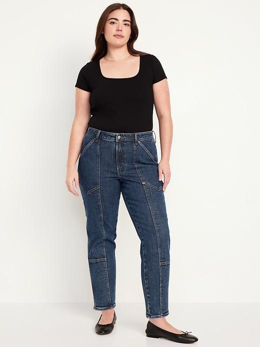 High-Waisted OG Straight Utility Jeans Product Image