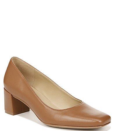 Naturalizer Karina Leather Block Heel Pumps Product Image