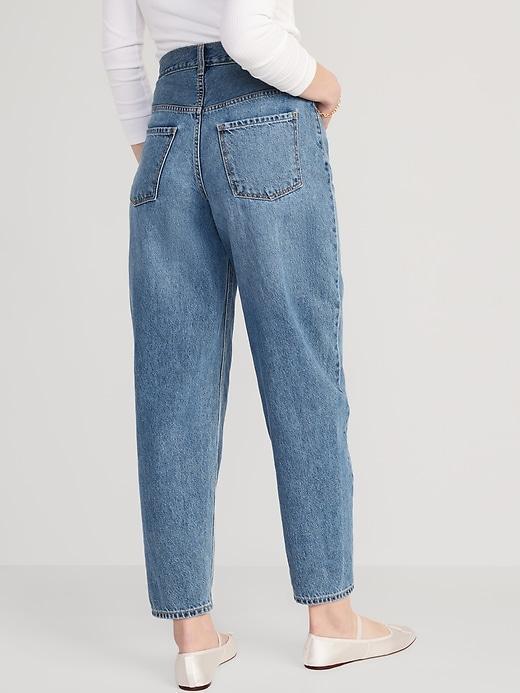 Extra High-Waisted Balloon Ankle Jeans Product Image