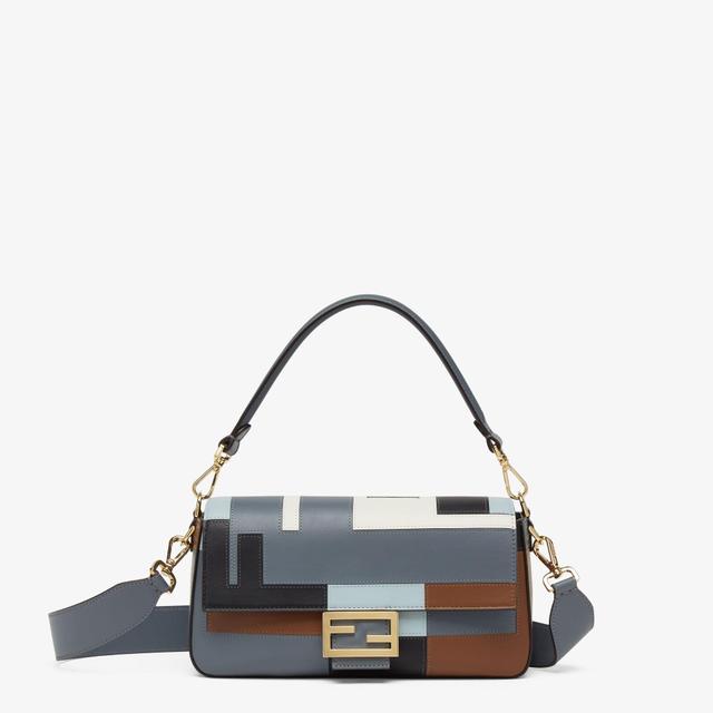 BaguetteLeather bag with multicolor FF inlay Product Image