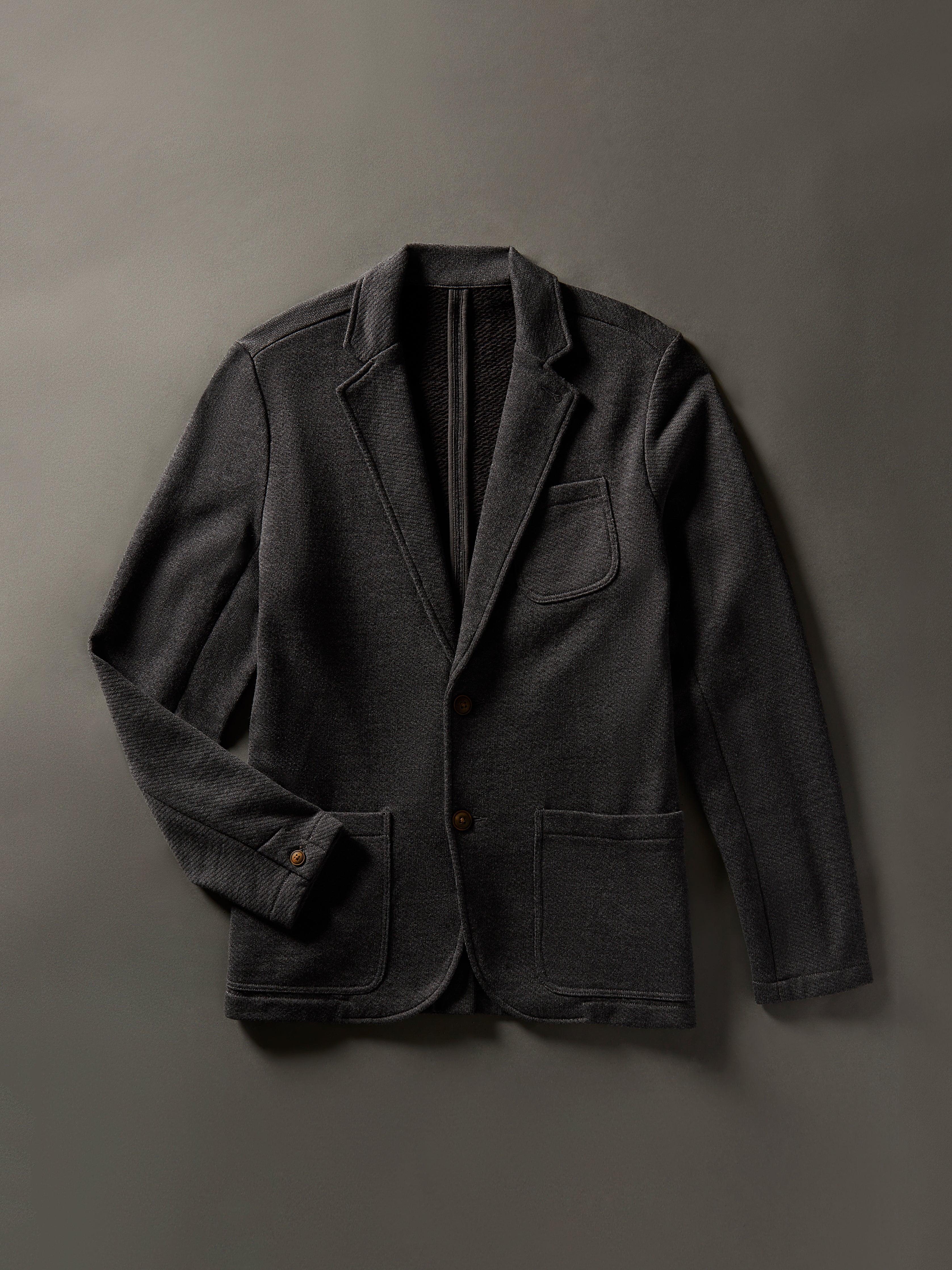 Inlet Knit Blazer - Black Sky Melange Male Product Image