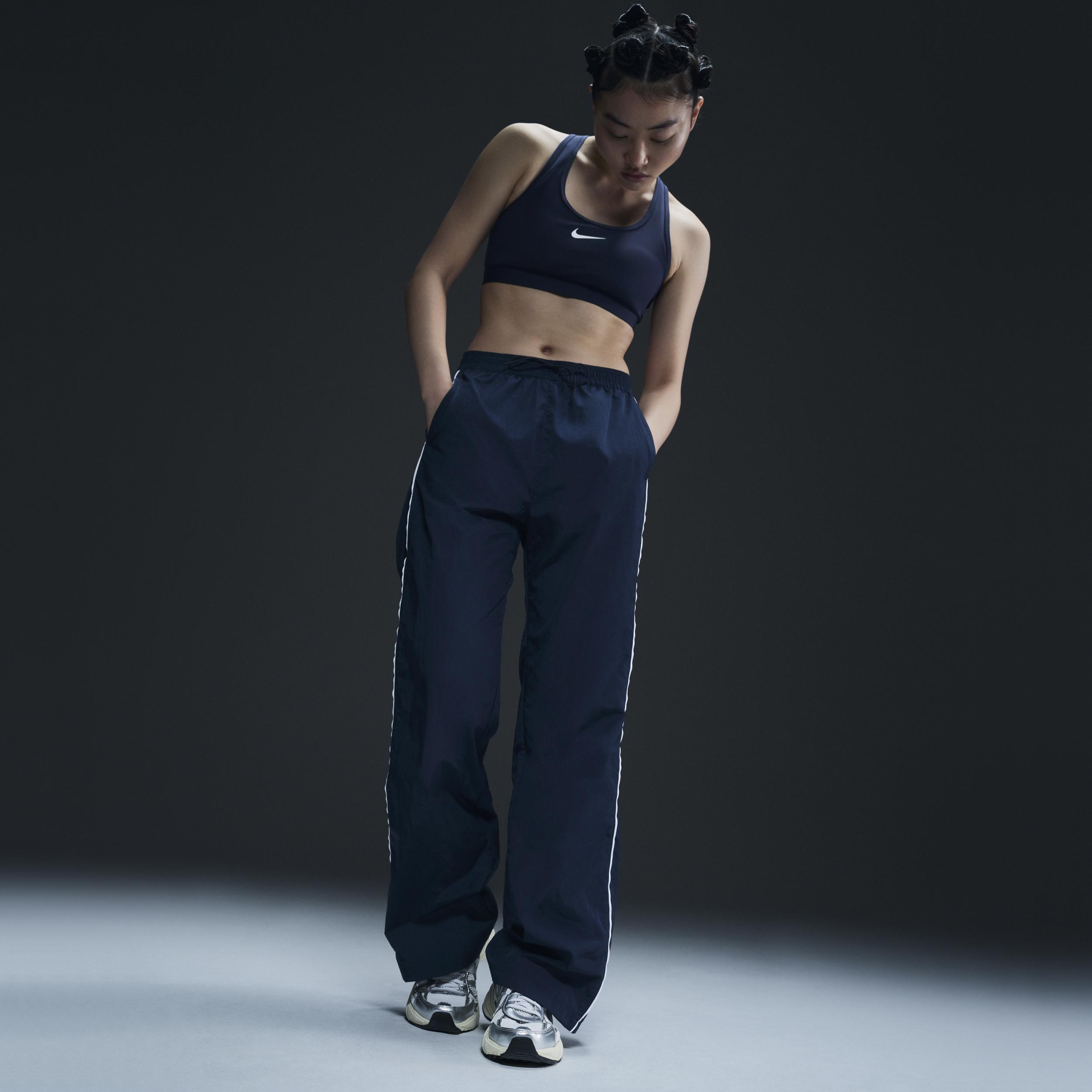 Nike Womens Windrunner High-Waisted Woven Open-Hem Pants product image