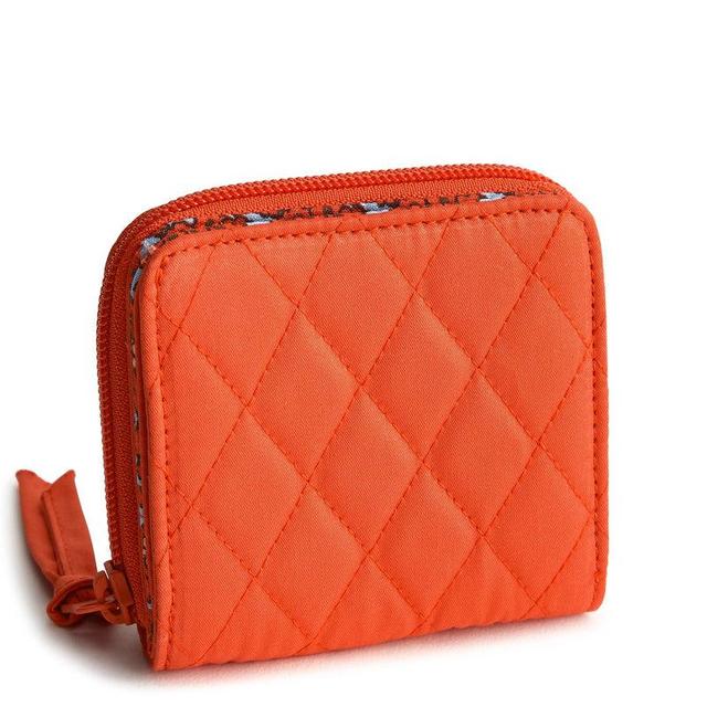 Vera Bradley Small Zip-Around Wallet Women in Orange Product Image