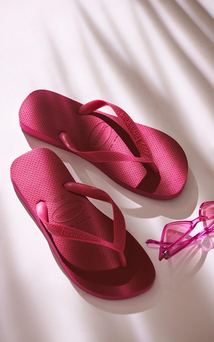 Pink Havaianas Top Flip Flops Product Image