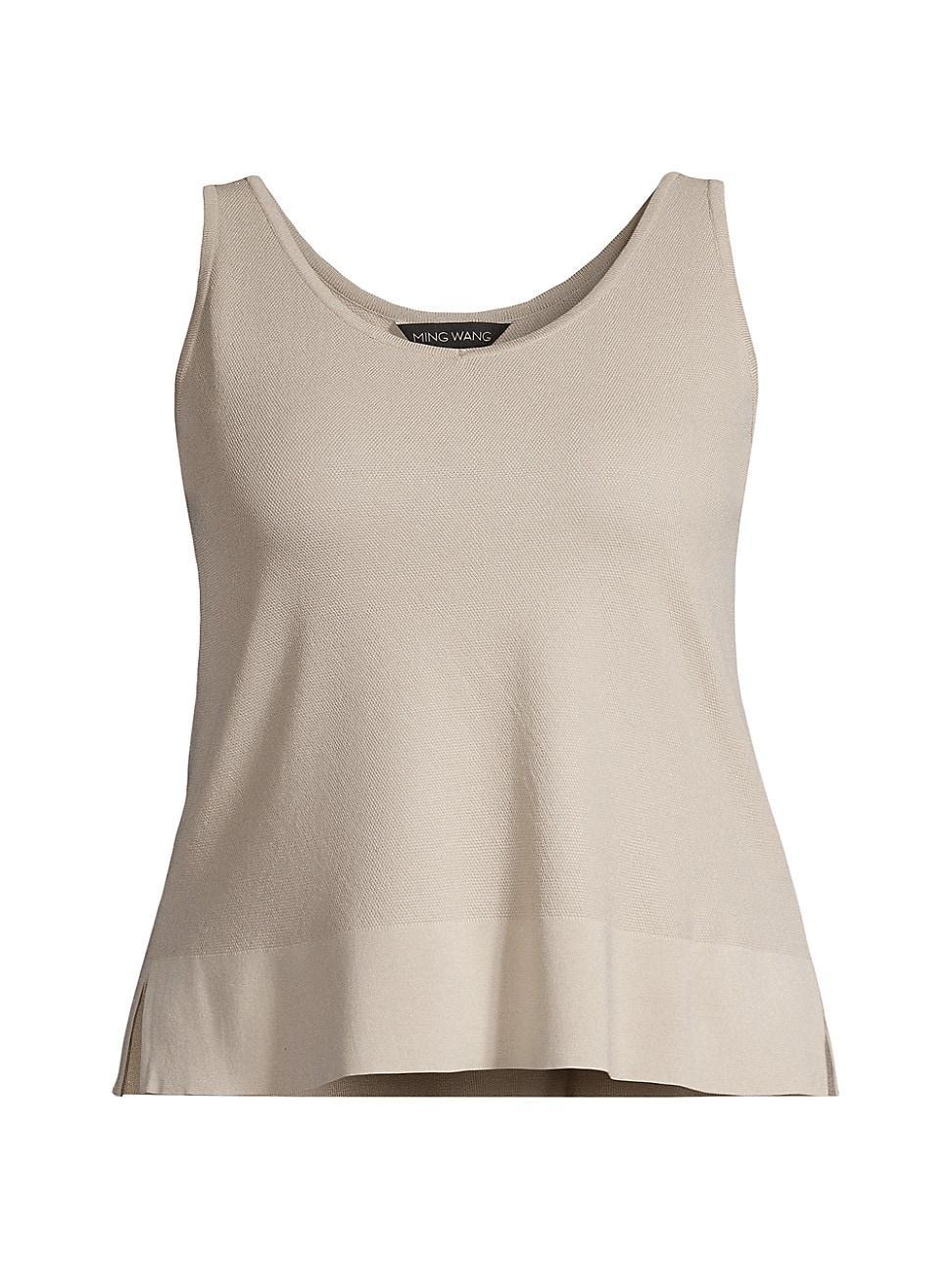 Womens Knit Scoopneck Tank Product Image