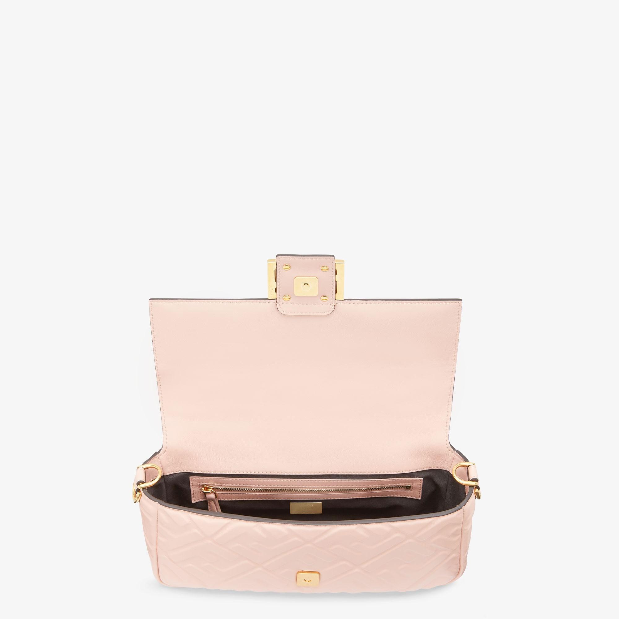 BaguettePink nappa leather bag Product Image