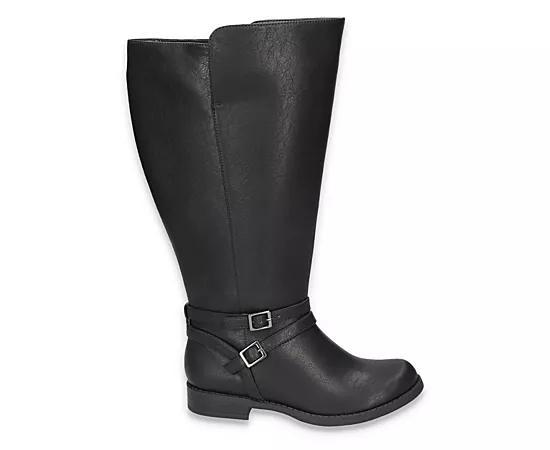 Easy Street Bay Plus Plus by Easy Street Womens Wide Athletic Calf Tall Boots Product Image