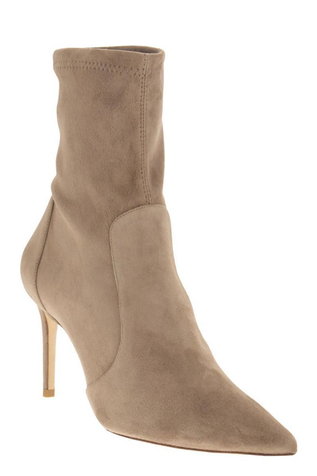 STUART WEITZMAN Suede Ankle Boots 85 In Beige Product Image