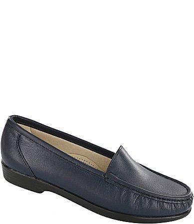 SAS Simplify Leather Moccasin Loafers Product Image