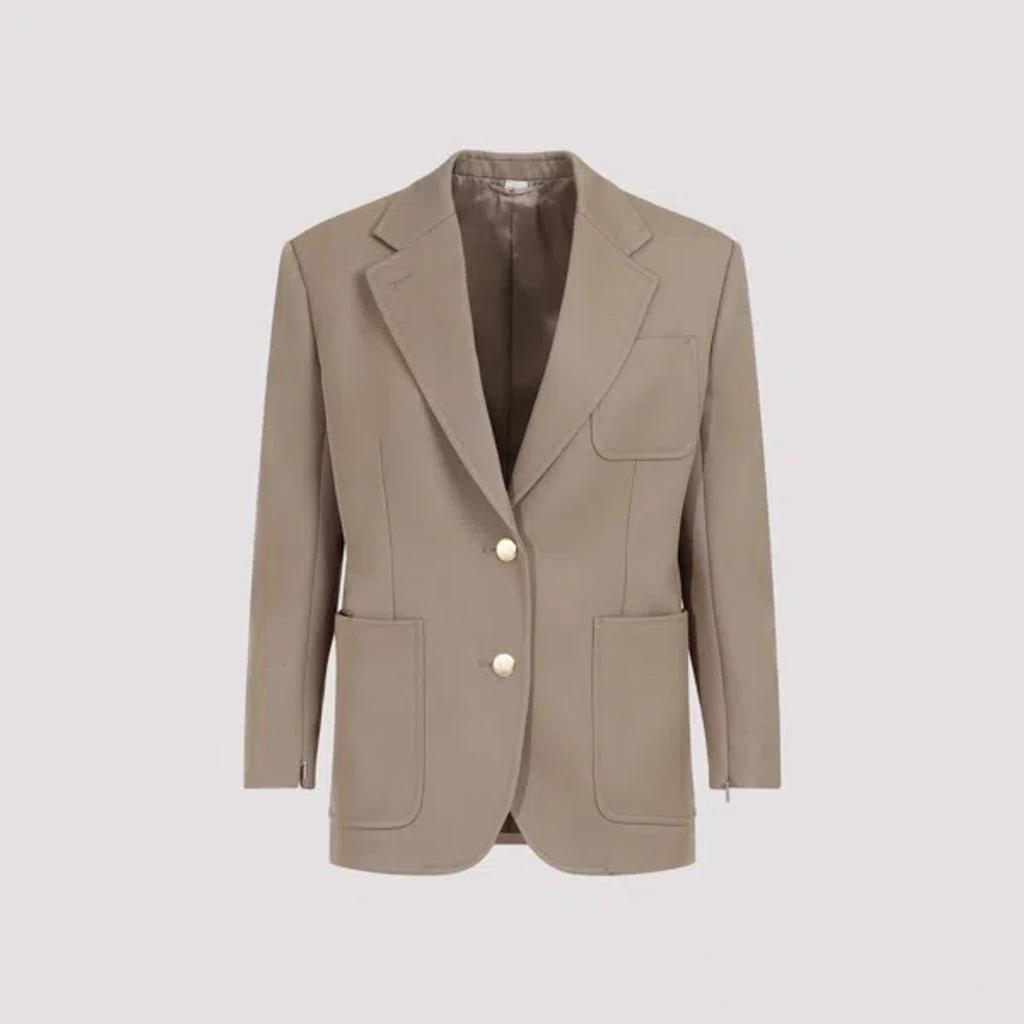 Wool Jacket In Brown Product Image