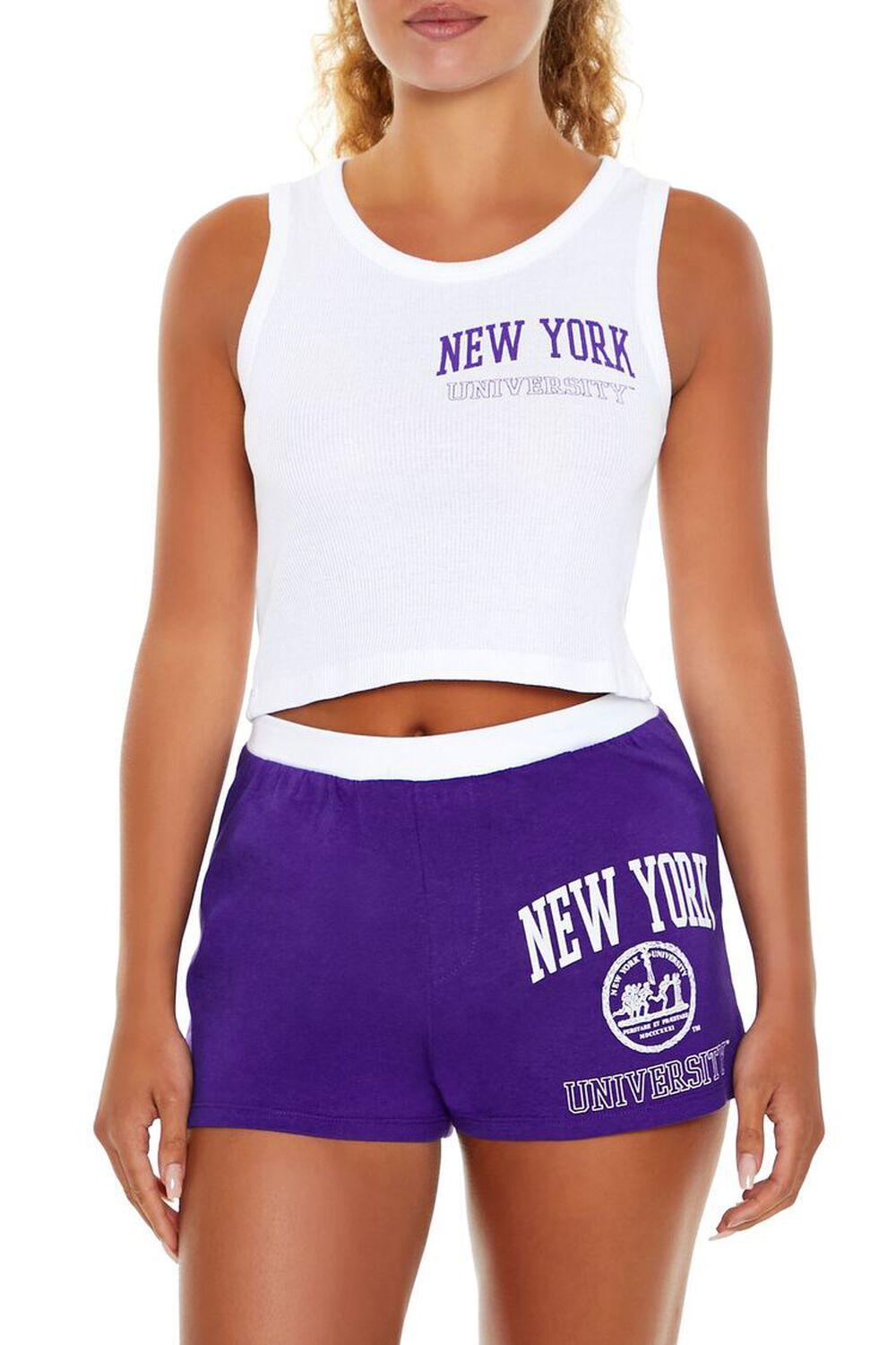 NYU Tank Top & Shorts Pajama Set | Forever 21 Product Image