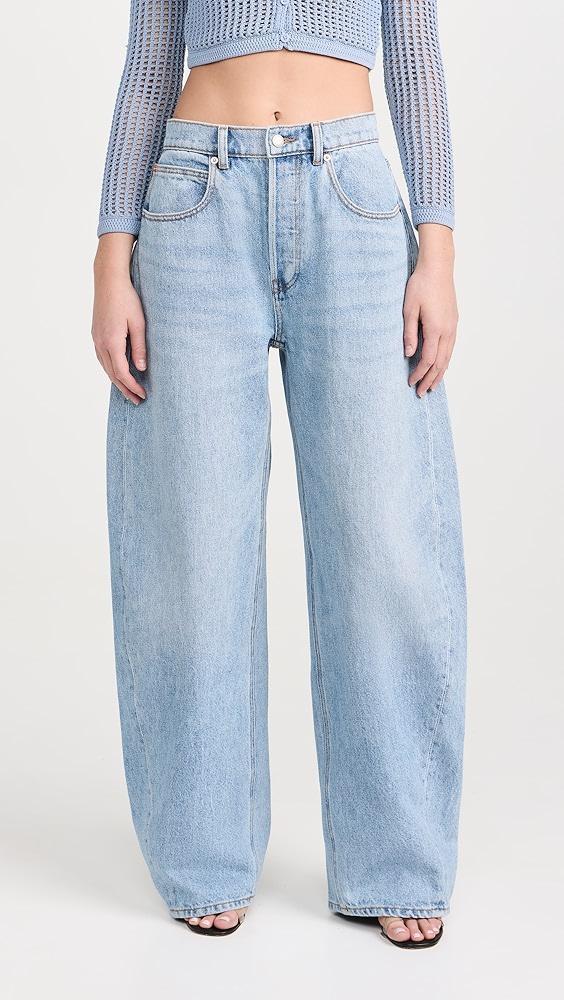 Alexander Wang Oversized Rounded Jeans | Shopbop Product Image