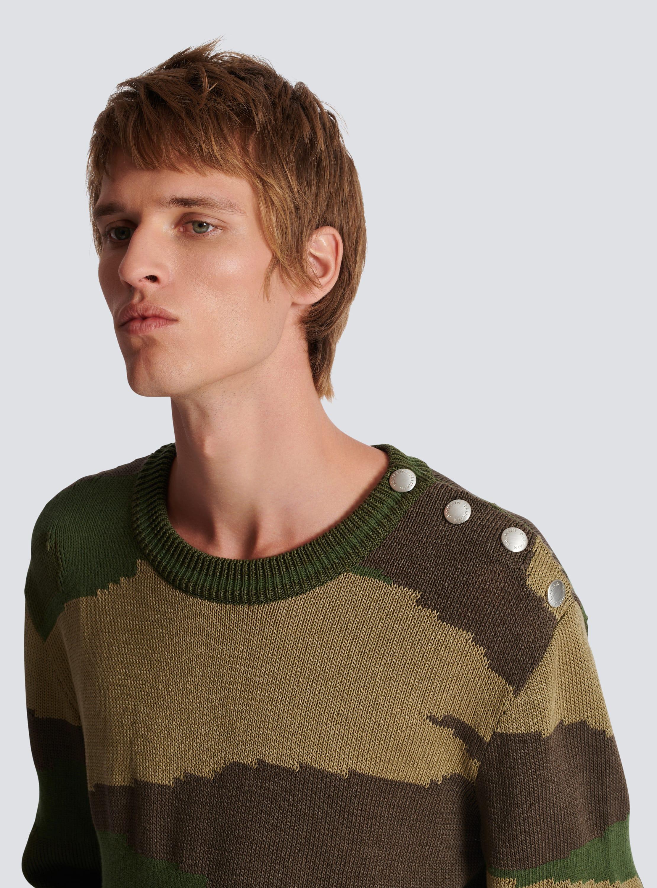 Wool camouflage jumper Product Image