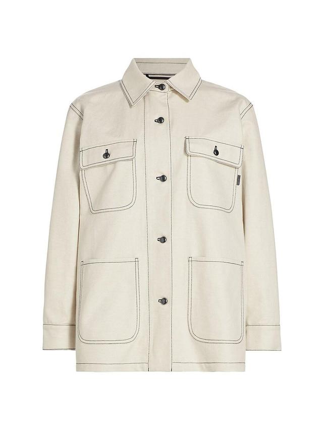 Max Mara Dardano Twill Cargo Jacket Product Image