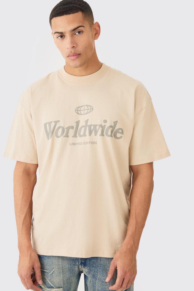 Oversized Worldwide T-shirt | boohooMAN USA Product Image