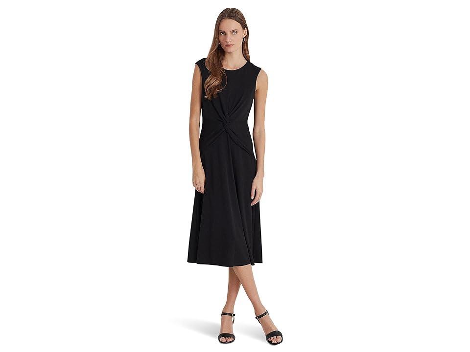 Lauren Ralph Lauren Twist Front Jersey Dress Women's Dress Product Image