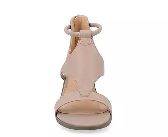 Journee Collection Womens Trayle Wide Wedge Sandal Product Image