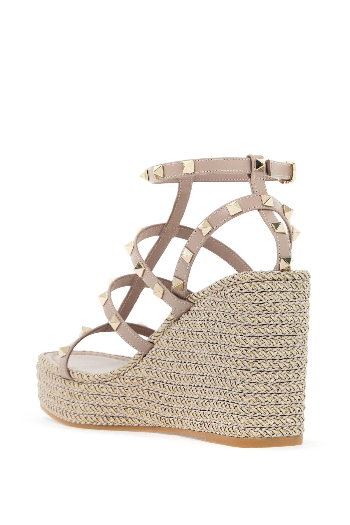 Rockstud Wedge Sand In Multicolor Product Image