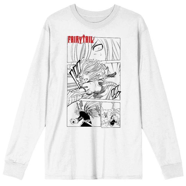 Mens Fairy Tail Three Panel Long Sleeve Graphic Tee Product Image