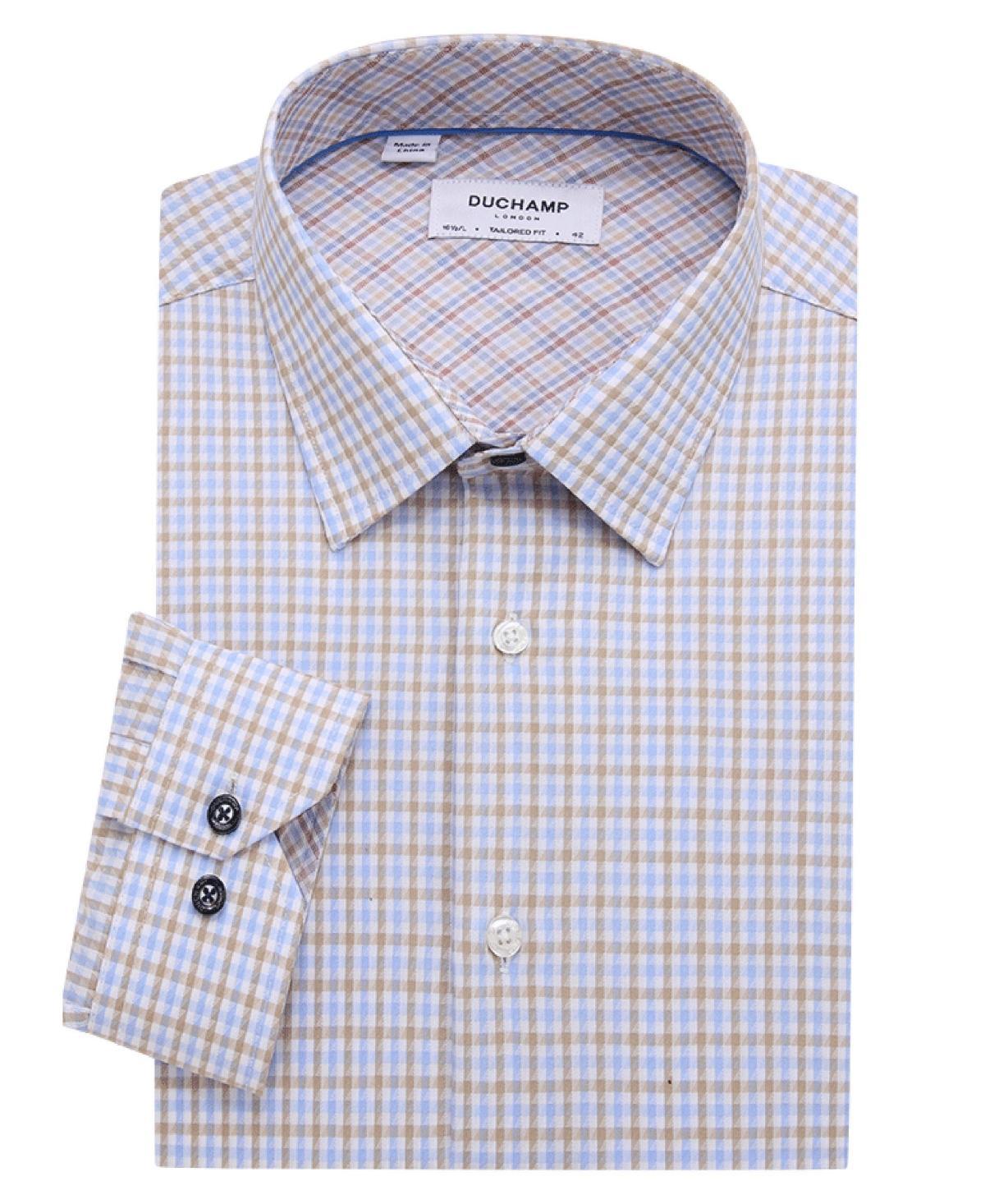 Duchamp London Mens Basketweave Dress Shirt Product Image