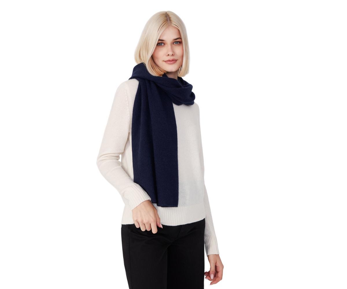 Style Republic 100% Pure Cashmere Womens Knitted Scarf Product Image