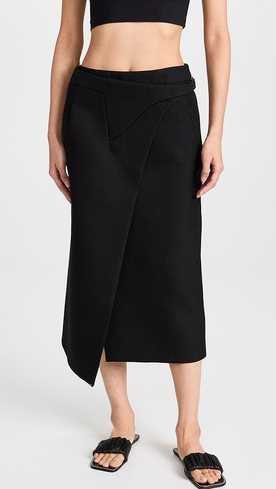 WARDROBE.NYC Wrap Skirt Midi | Shopbop Product Image