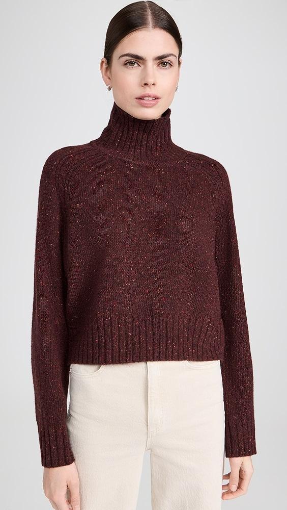 Guest in Residence Cropped Turtleneck in Recycled Cashmere | Shopbop Product Image