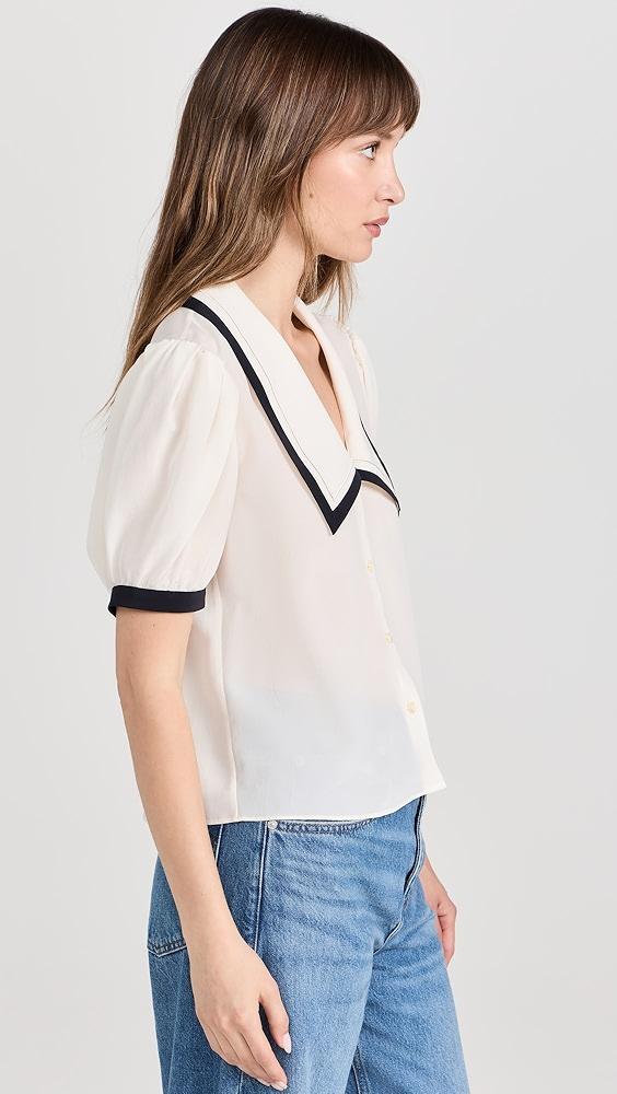 FRAME Sailor Blouse | Shopbop Product Image