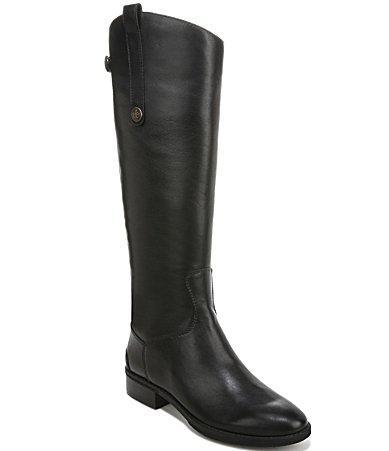 Womens Penny Leather Riding Boots Product Image