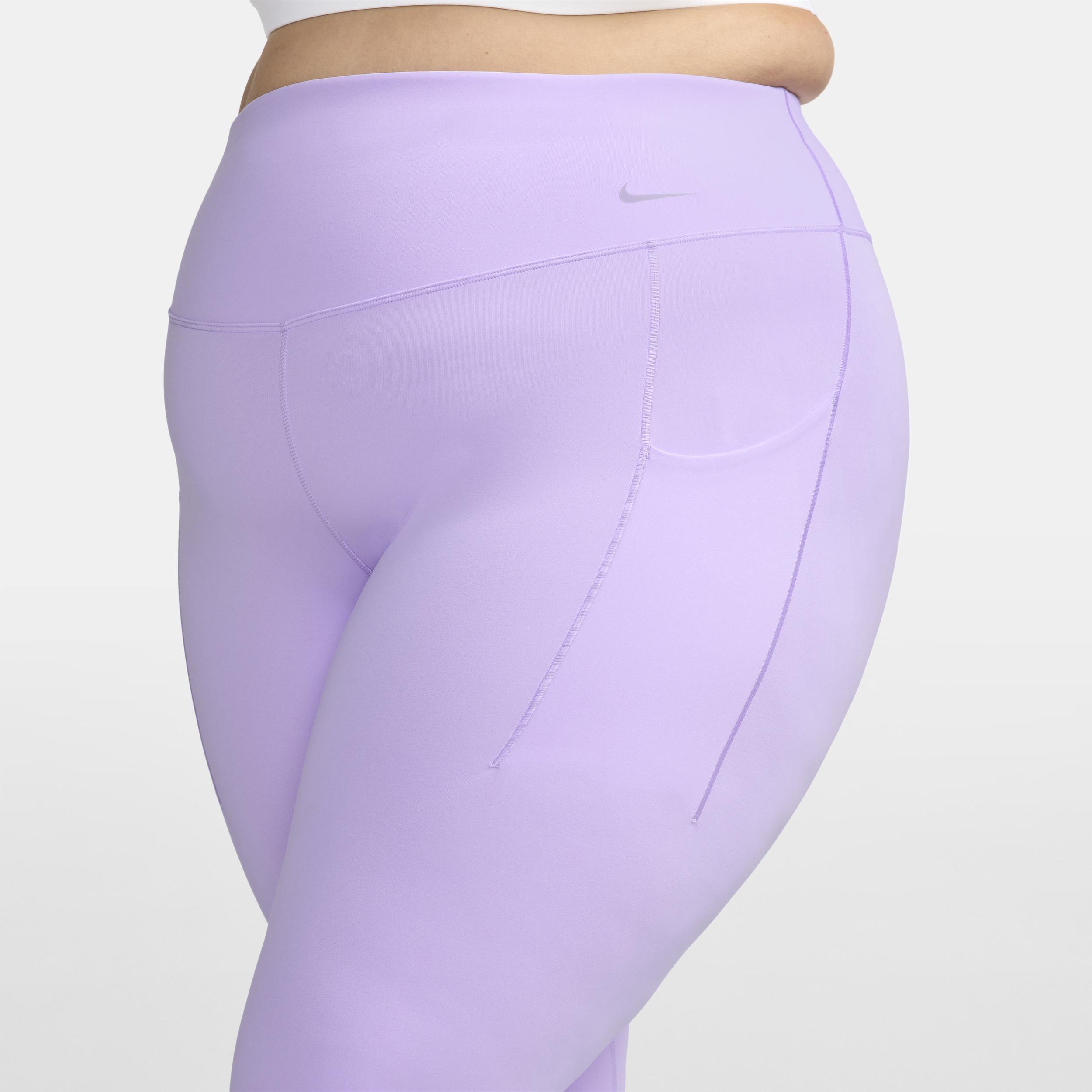 Nike Womens Universa Medium-Support High-Waisted 7/8 Leggings with Pockets (Plus Size) Product Image