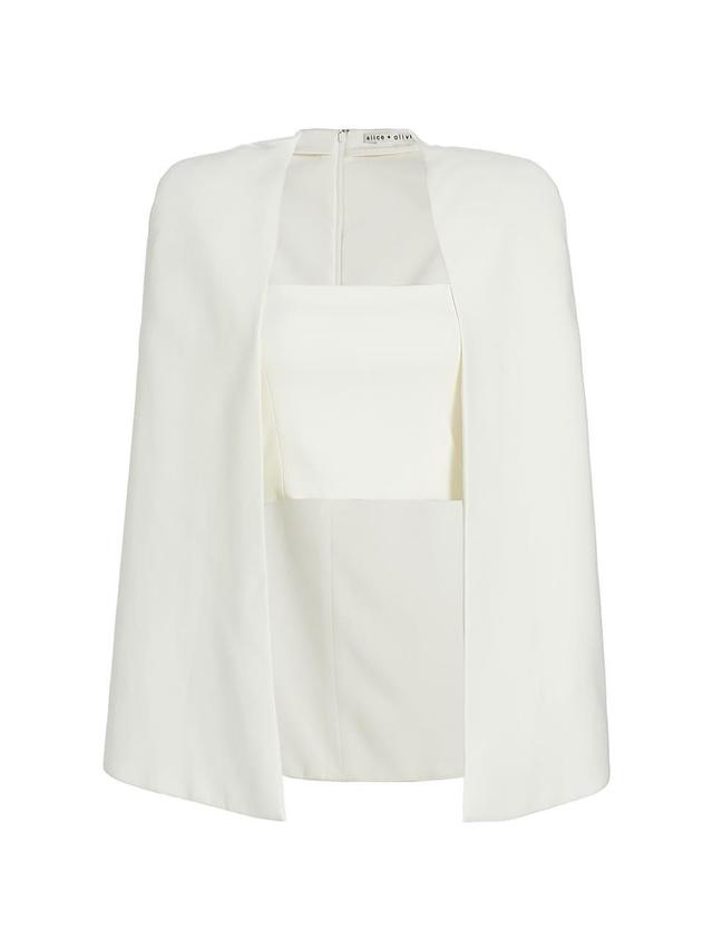 Womens Marcia Cropped Cape Top Product Image