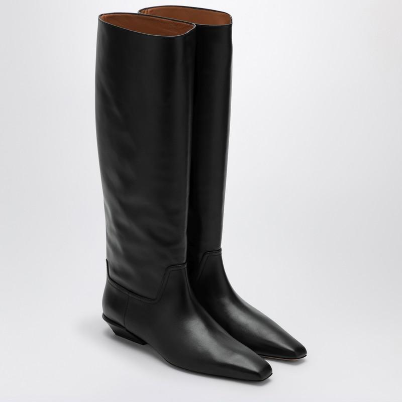 PARIS TEXAS Bettina Black Leather Boot Product Image