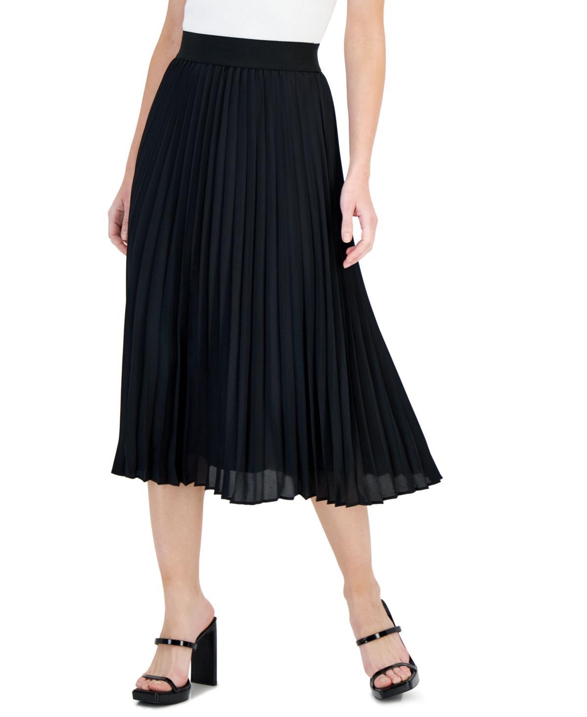 I.n.c. International Concepts Womens Pleated Midi Skirt, Created for Macys Product Image