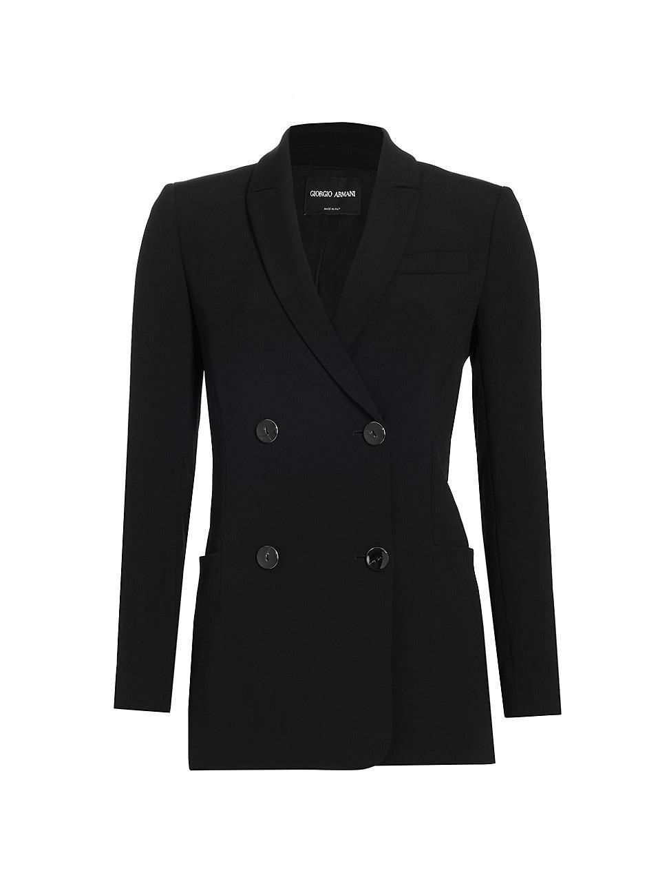 Womens Oversized Double-Breasted Jacket Product Image