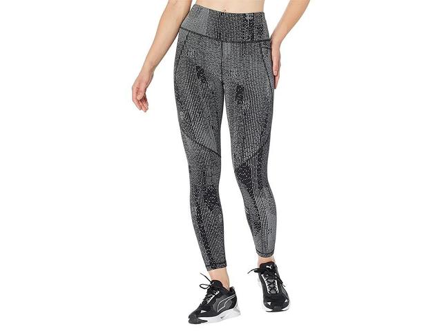 Sweaty Betty Power 7/8 Reflective Workout Leggings (Black City Reflective Print) Women's Clothing Product Image