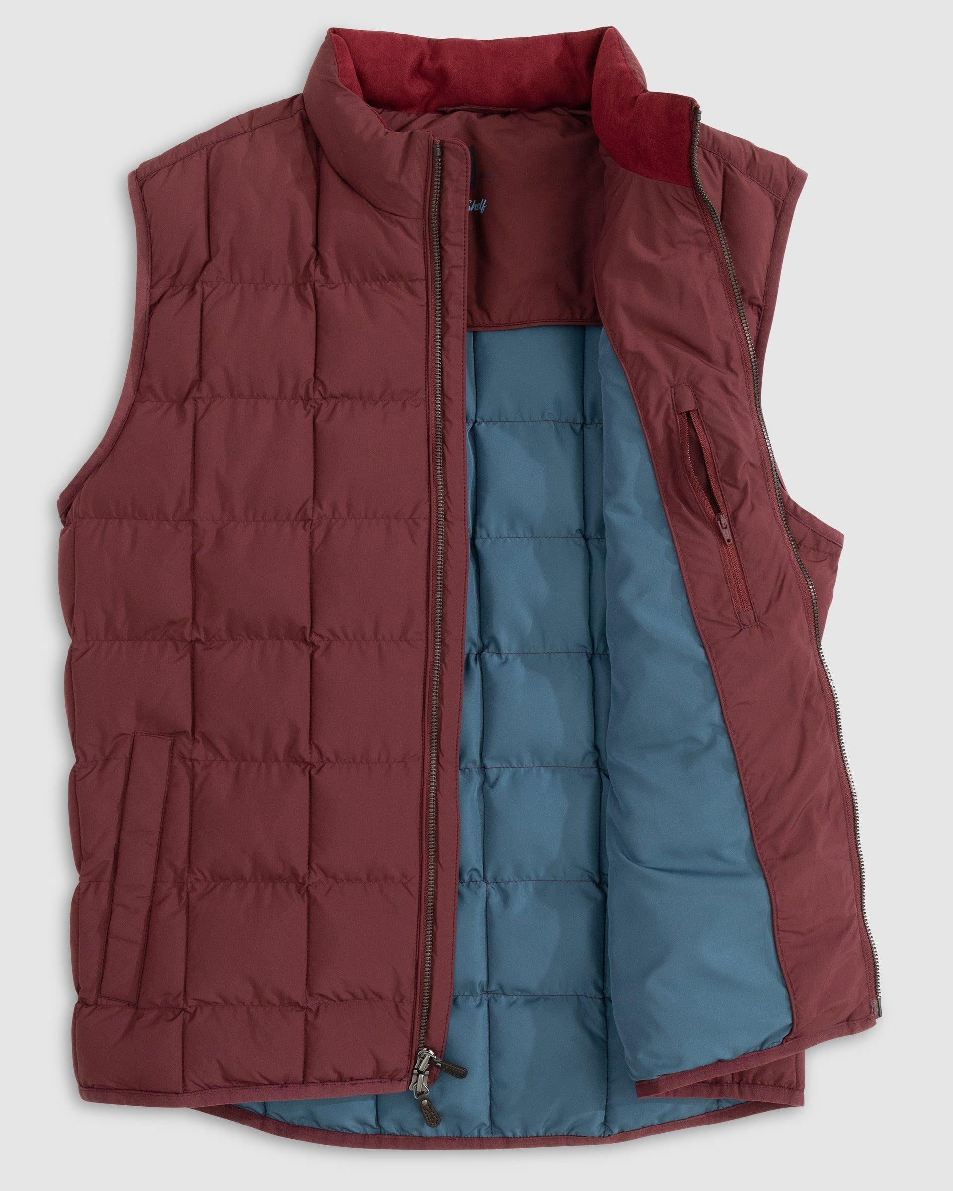 Enfield Zip Front Quilted Puffer Vest Male Product Image