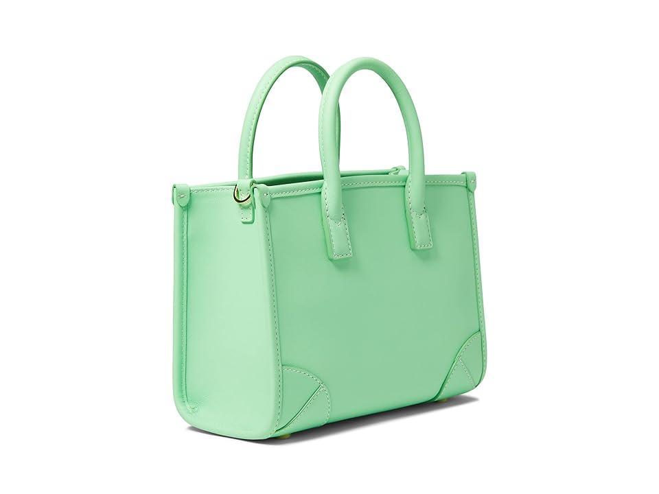 Womens Leather Logo Mini Tote Product Image