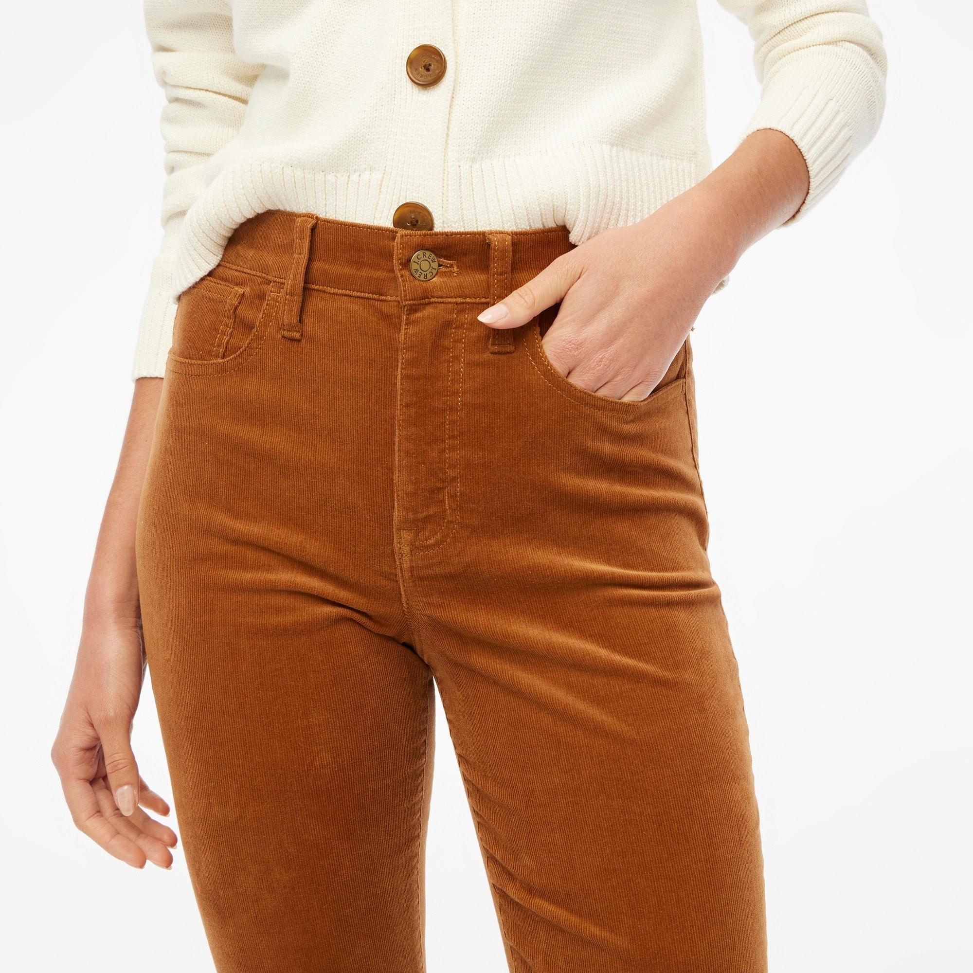 Corduroy full-length essential straight pant Product Image