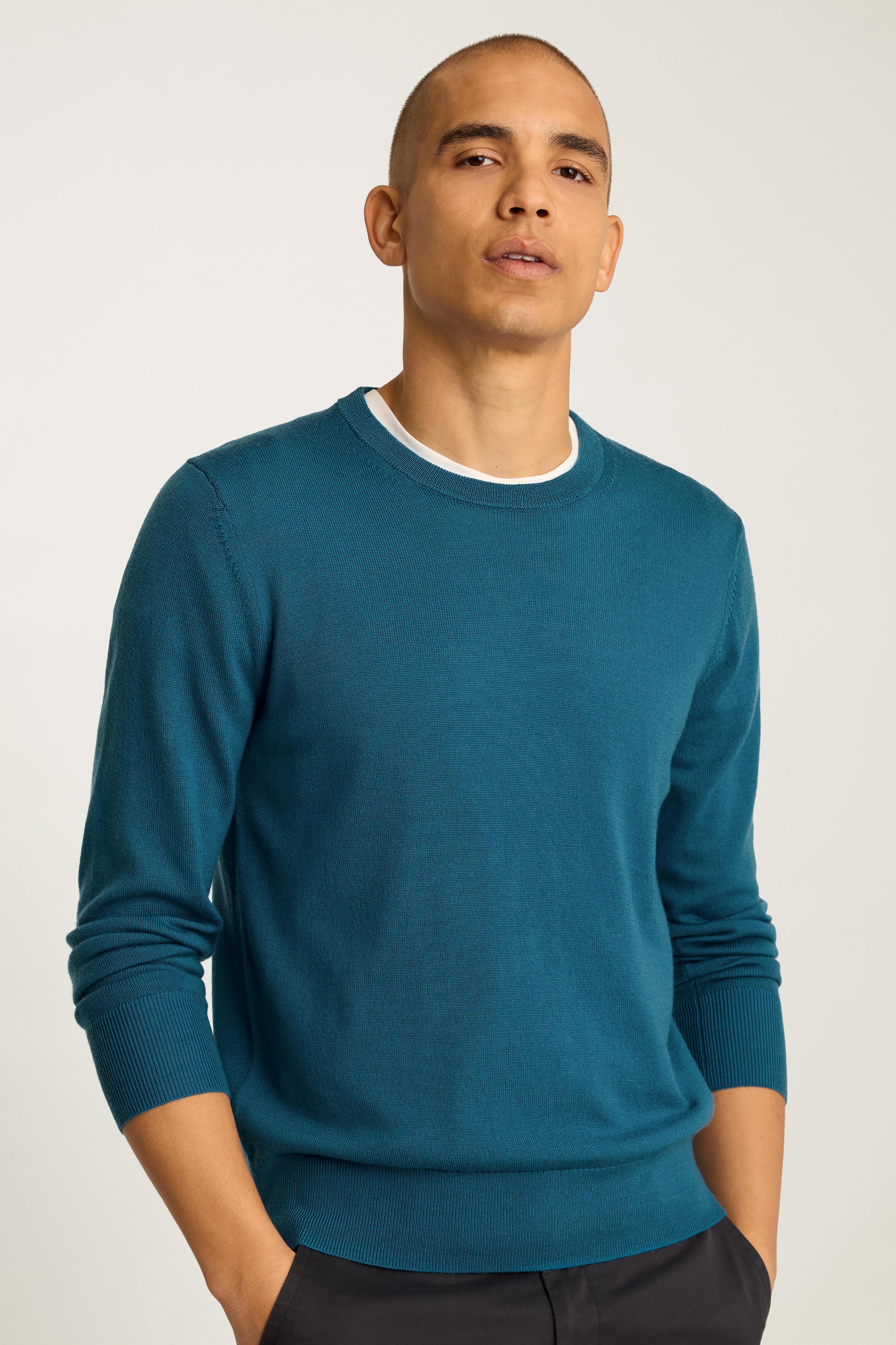 Washable Merino Crew Neck Sweater Product Image