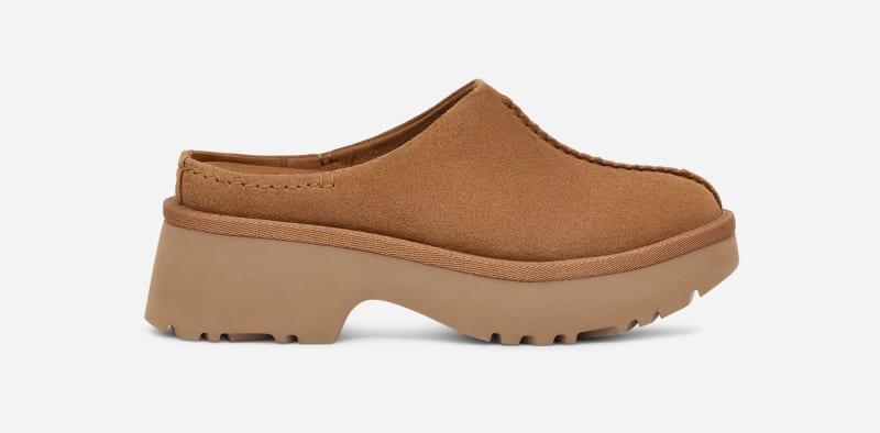 UGG Womens New Heights Clog Suede Shoes Product Image